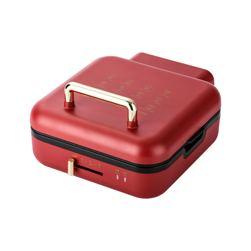 BJX-S017 24x24cm grill tava s roštiljem (kontrola temperature + drvena drška)